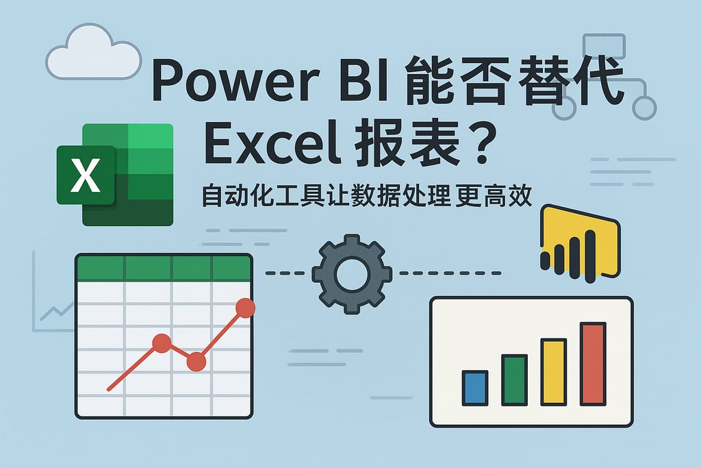 Power BI能否替代Excel报表？自动化工具让数据处理更高效